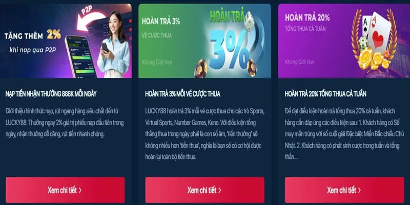 Banner quảng cáo các chương trình khuyến mãi YG88